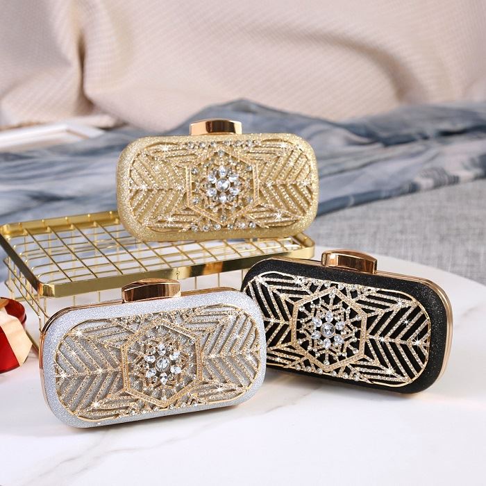 BJ212002 - BLACK/GOLD/SILVER - TAS PESTA CLUTCH WANITA FASHION IMPORT MODIS ELEGAN TERMURAH TERLARIS TERBARU BAGSTORE JAKARTA TAS BATAM JT12002