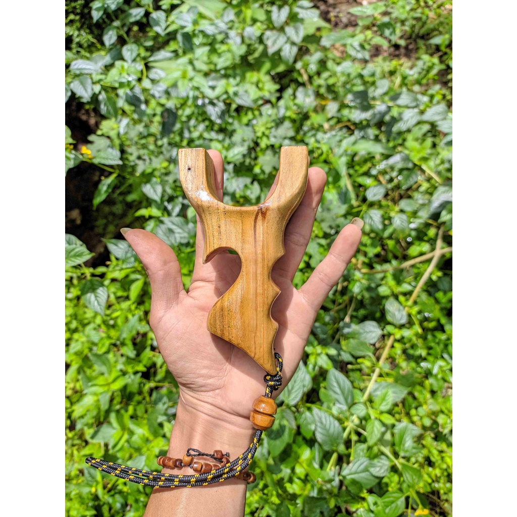 Frame Ketapel ikan Kayu Jati