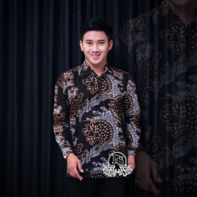 KEMEJA BATIK PRIA LENGAN PANJANG M.L.XL.XXL