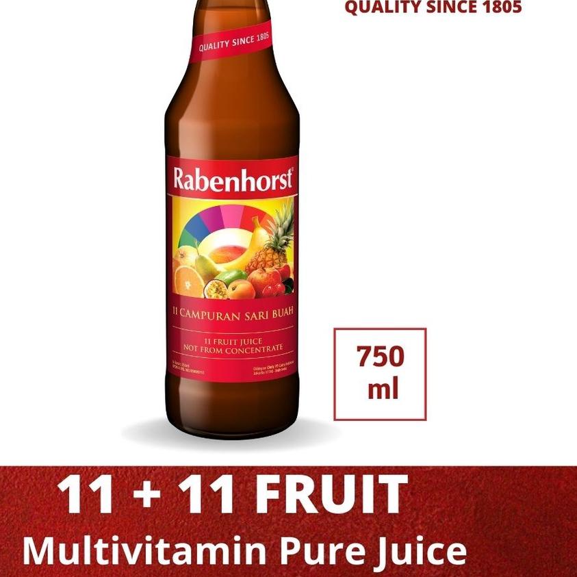 

POPULER Rabenhorst 11 Plus 11 Fruit (Yellow) Multivitamin Pure Juice 750ml^^