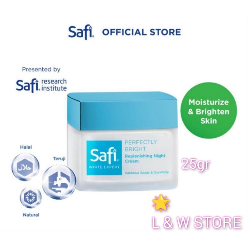 Safi White Expert Replenishing Night Cream 25gr/HALAL
