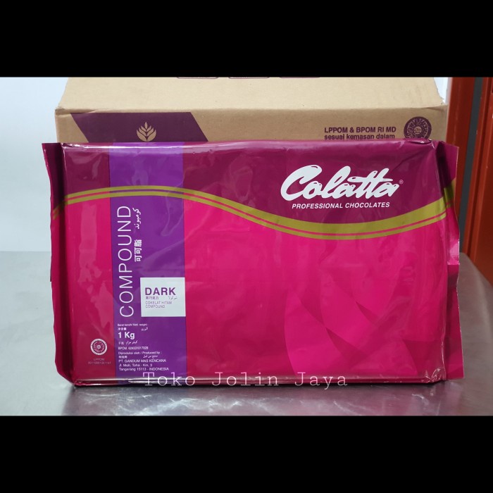 

ORIGINAL MURAH 1kg Colatta compound dark chocolate / Colatta coklat compound dark