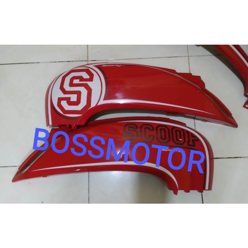 Body belakang scoopy fi 2014 merah