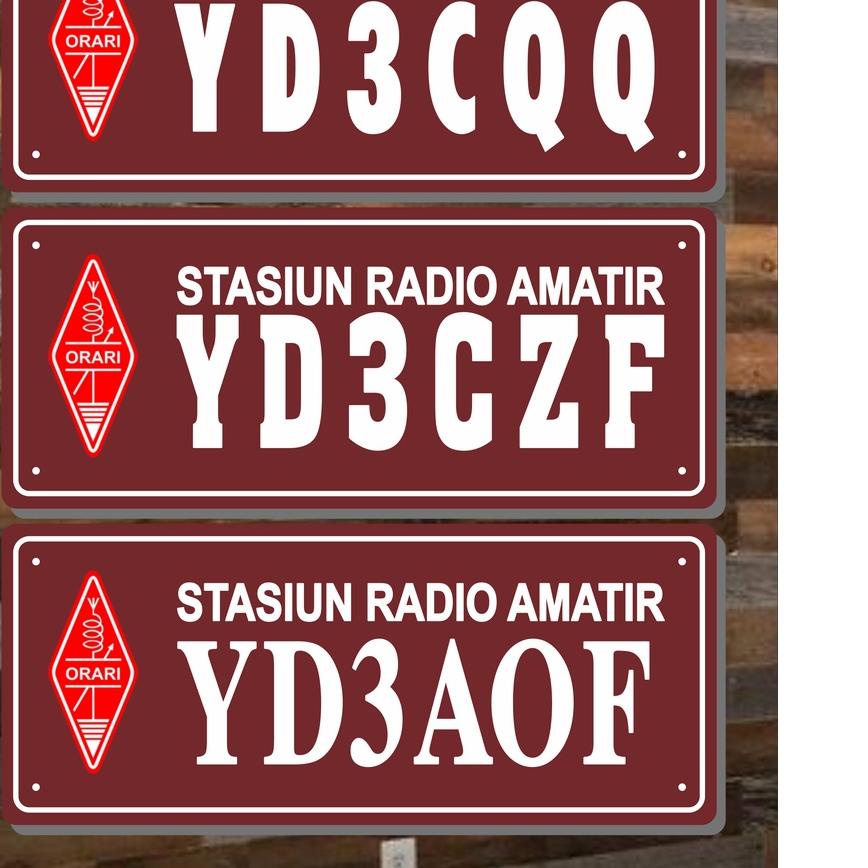 

limited Edition✔️PAPAN CALLSIGN RAPI/ORARI - AKRILIK|SQ9