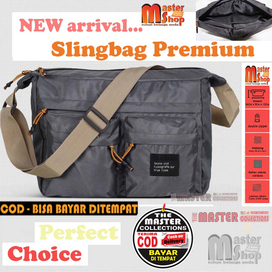 COD Tas Selempang Perahu Pria Wanita Elbrus / Slingbag Pria Sling Bag Tas Perahu Tas Selempang Distro Kekinian Sling Bag Distro