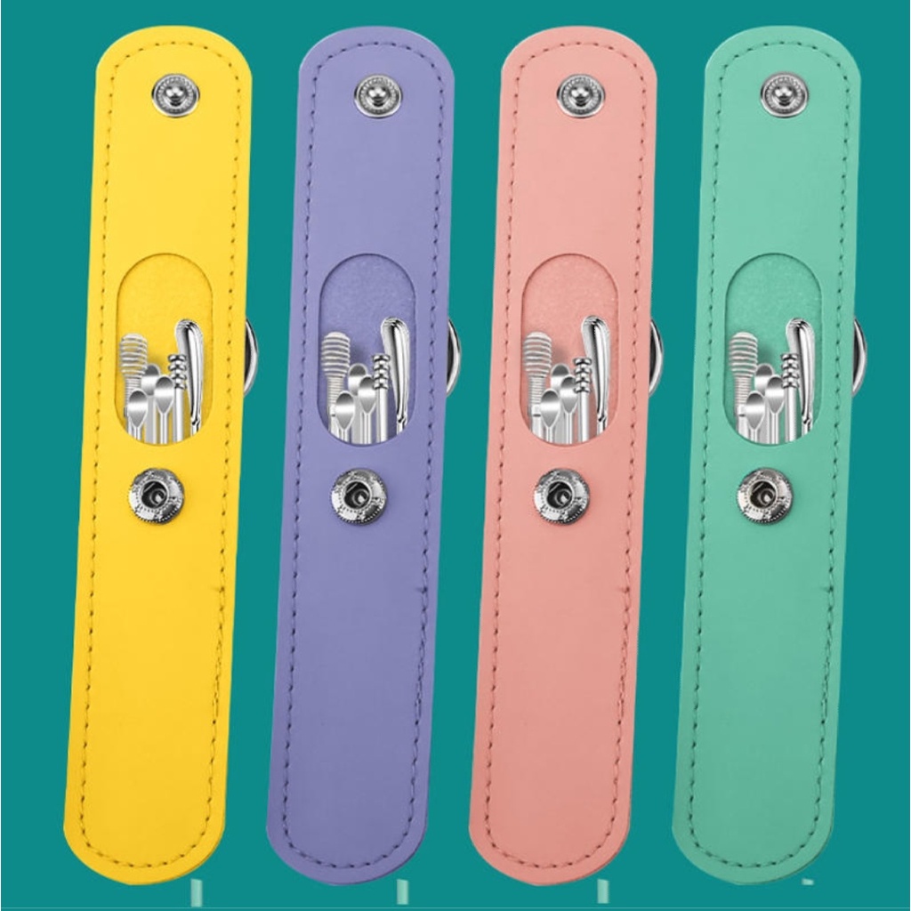 Alat Pembersih Telinga Paket Korek Kuping isi 6 dengan Pouch Warna Lucu