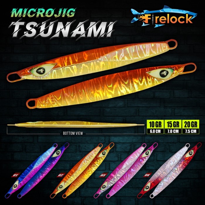 Metal Jig MICRO JIG Firelock TSUNAMI 10 gram