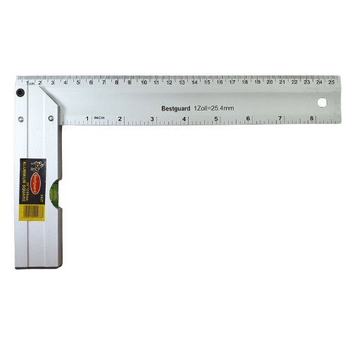 Penggaris Siku L Waterpass Bestguard i027 25cm