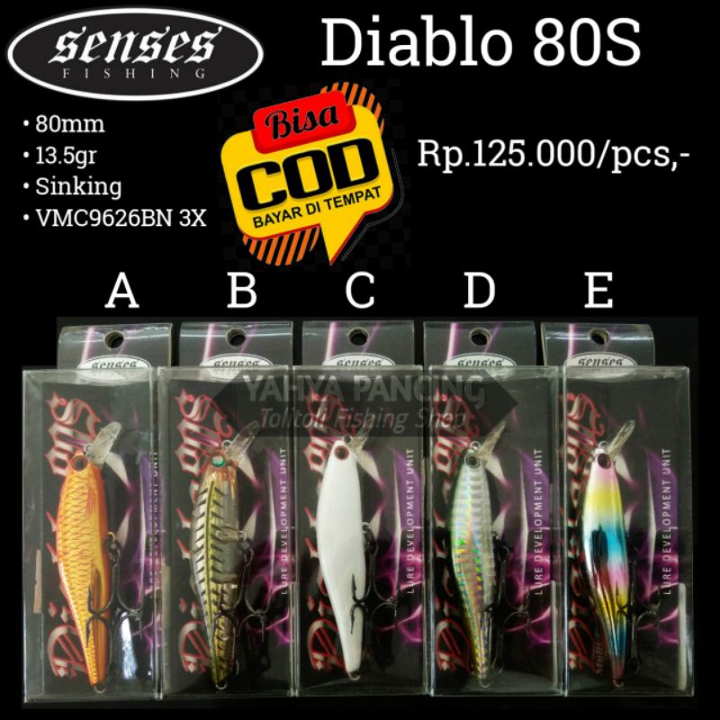 ( COD ) Umpan Pancing | Senses Diablo 80S