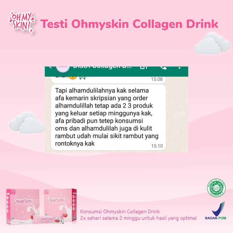 Ohmyskin Collagen drink (FREE PARFUM)