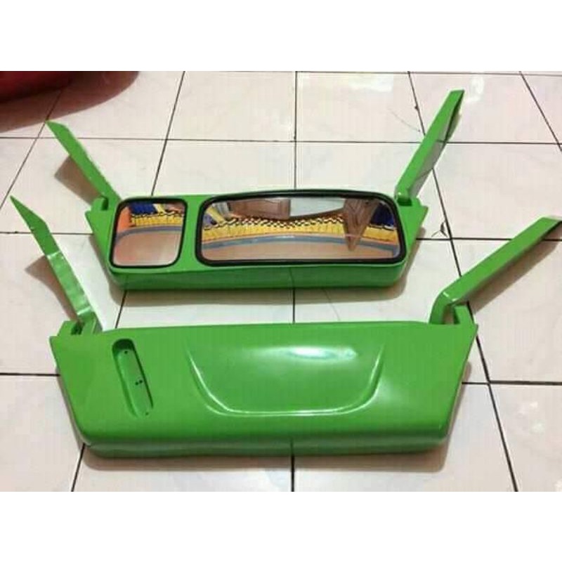 Spion truk model scania bahan fiberglass di jamin tebal