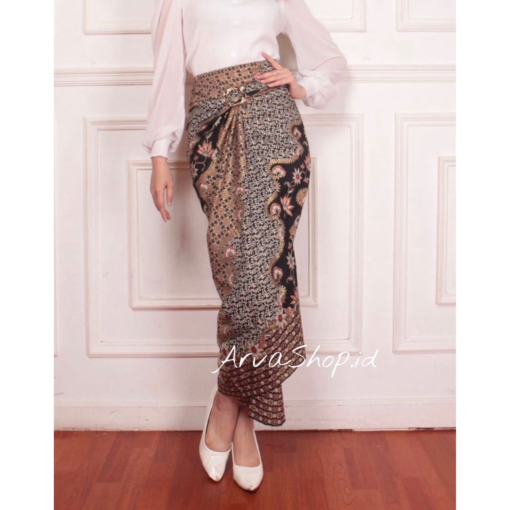 Rok Lilit Batik | Bawahan Kebaya Modern | Rok Serut Batik Terbaru