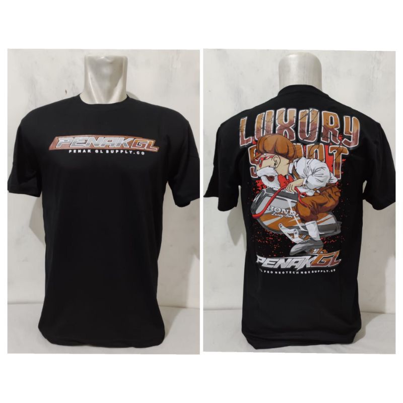 Kaos oblong penak GL hitam distro