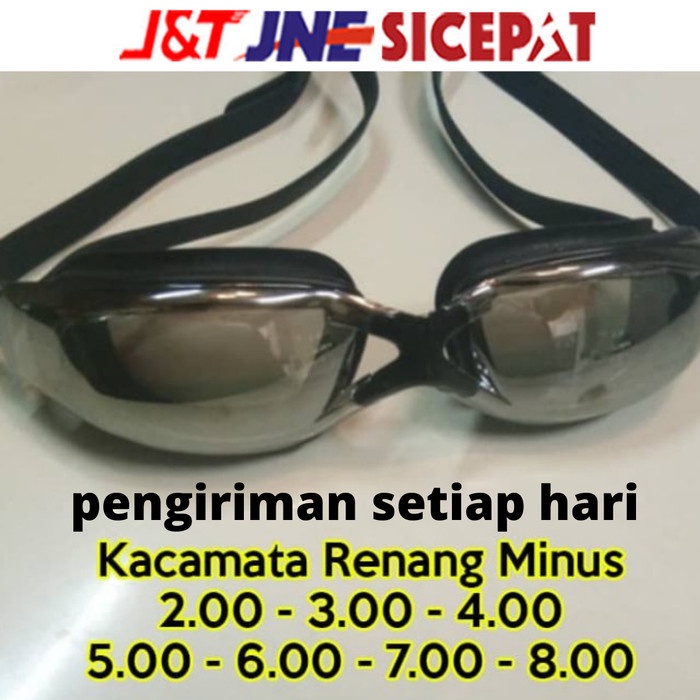 Kacamata Renang Kacamata Renang Minus 2 3 4 5 6 7 - Min 3(O0E5) Kacamata Renang Anti Kabut Diving Gl