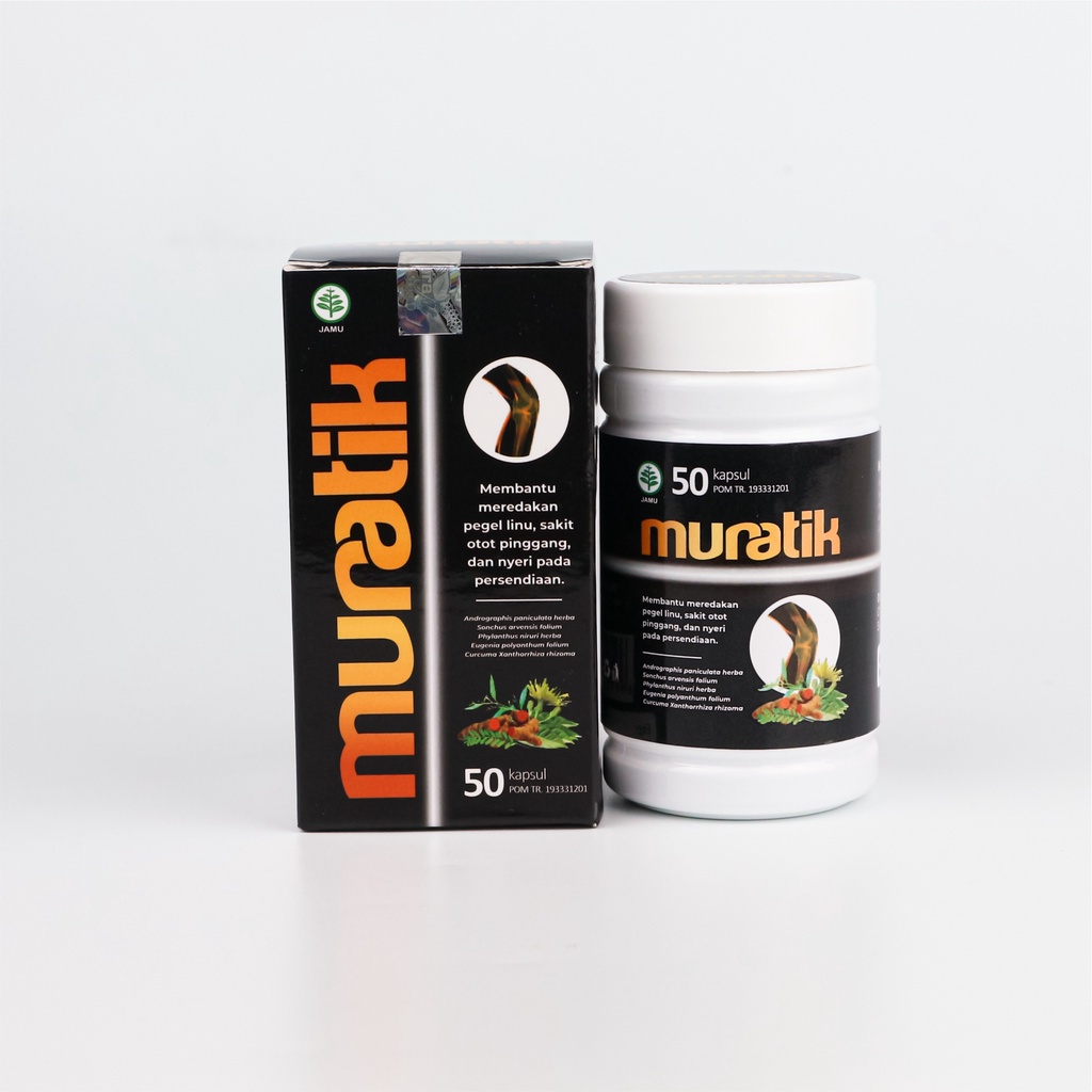 Muratik Naturafit /MURATIK Naturafit Obat Herbal Atasi Rematik / Obat Herbal Asam Urat / Oabt Herbal Neri Sendi / Pegel Linu / Obat Herbal Nyeri Pinggang