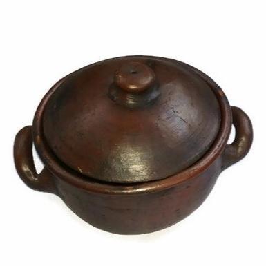 %%%%] Panci mangkok tanah liat / kendil gerabah gudeg bubur diameter 20 cm