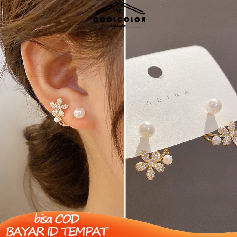 COD❤️1 Pasang Anting Stud Trend Baru Fashion Liontin Sederhana Anting Wanita Populer Murah Wanita Fashion Wanita Sederhana Aksesoris Perhiasan Hadiah Ulang Tahun
