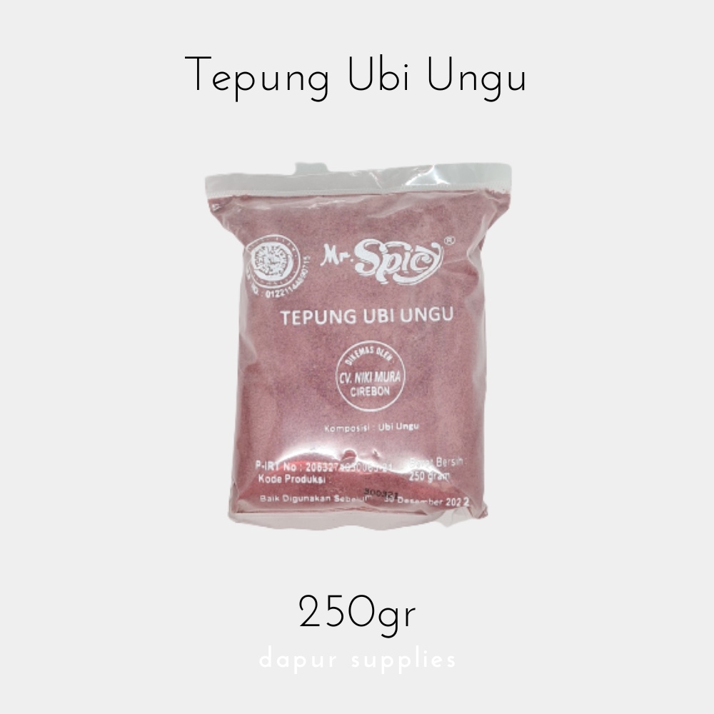 Tepung Ubi Ungu / Purple Sweet Potato Powder – Mr Spicy 250g