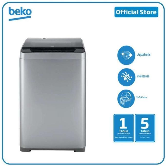 BEKO MESIN CUCI 1 TABUNG 10KG BTU1008S TOP LOADING