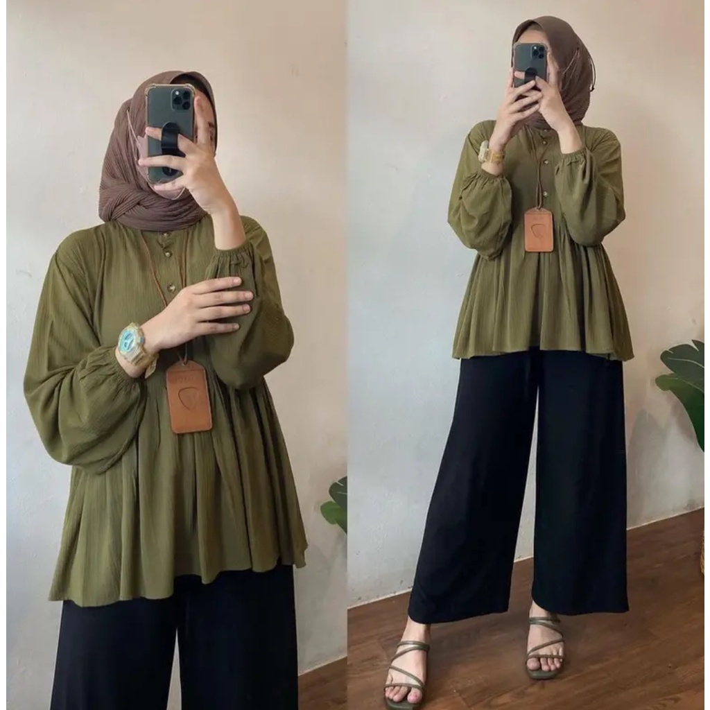 Raisa Blouse Crinkle Premium / Blouse Crinkle