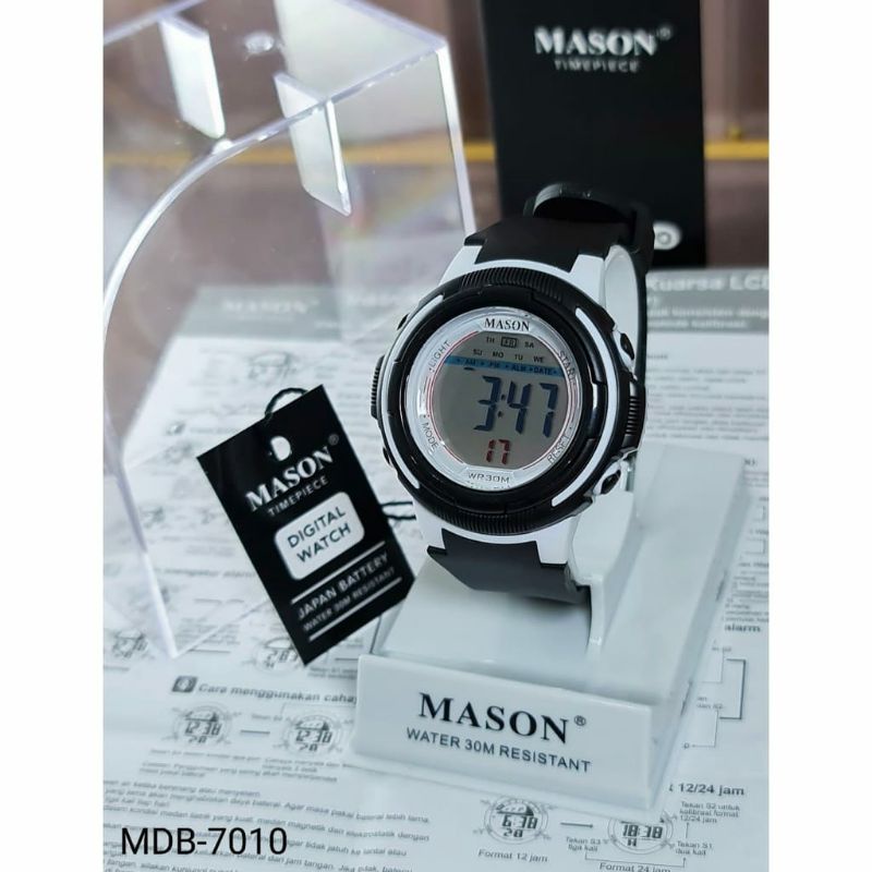 JAM TERVIRAL MASON M 7010 / M-7010 / M7010 Watch Jam Tangan ORIGINAL