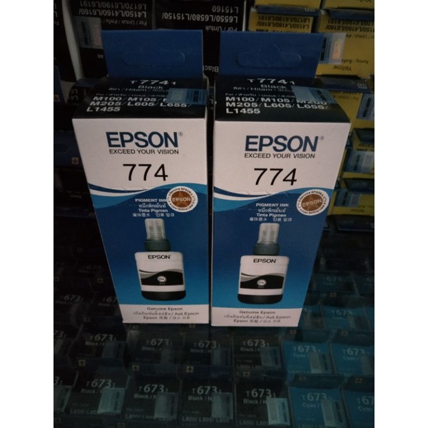 Tinta epson 774 bk ready