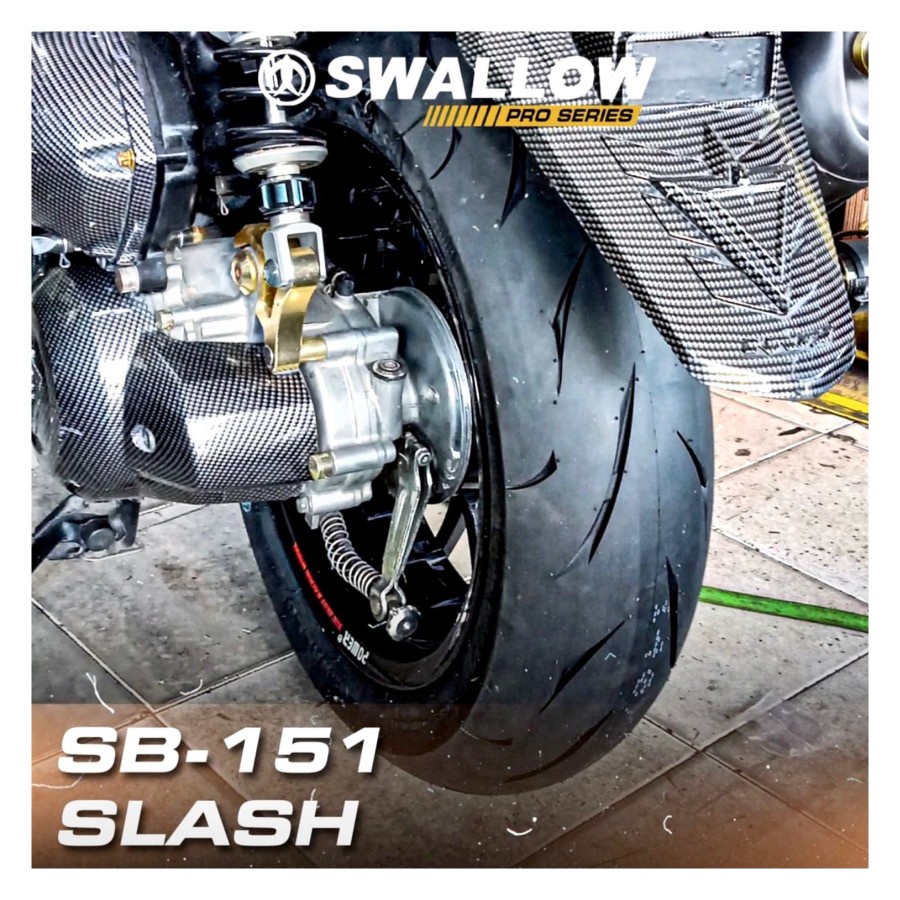 Ban Yamaha NMAX Swallow Slash 130/70-13 Soft Compound ( Belakang )