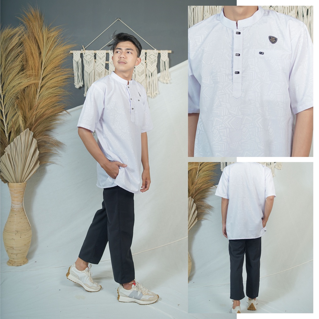 koko embos al-madinah remaja dan dewasa/ gamis koko laki laki new arrival premium/baju koko/baju muslim embos premium