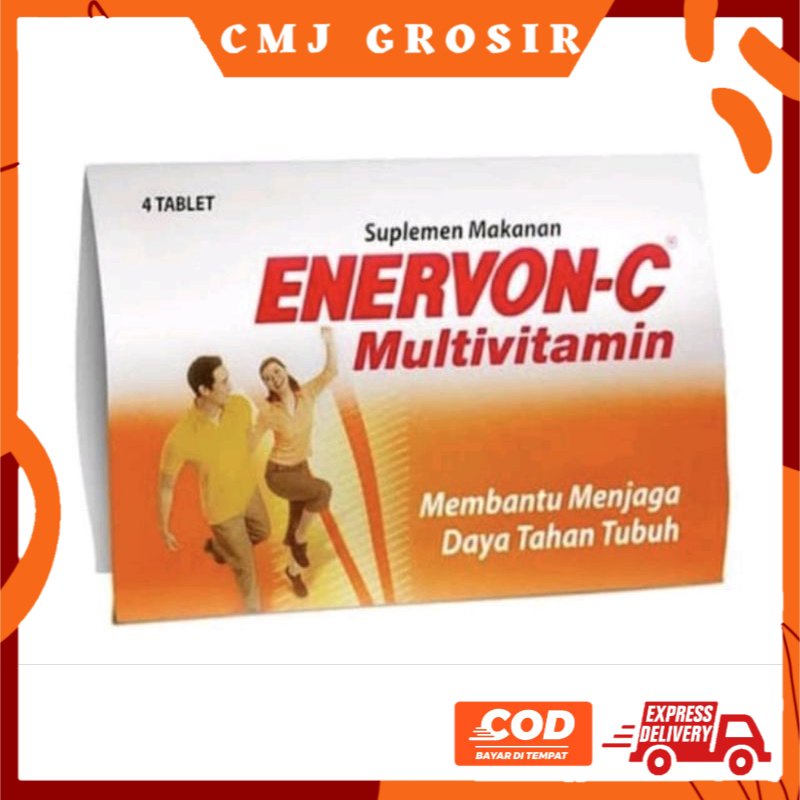 [1 PCS] GROSIR ENERVON-C Multivitamin Enervon-C 4 tablet | ENERVON C MULTIVITAMIN
