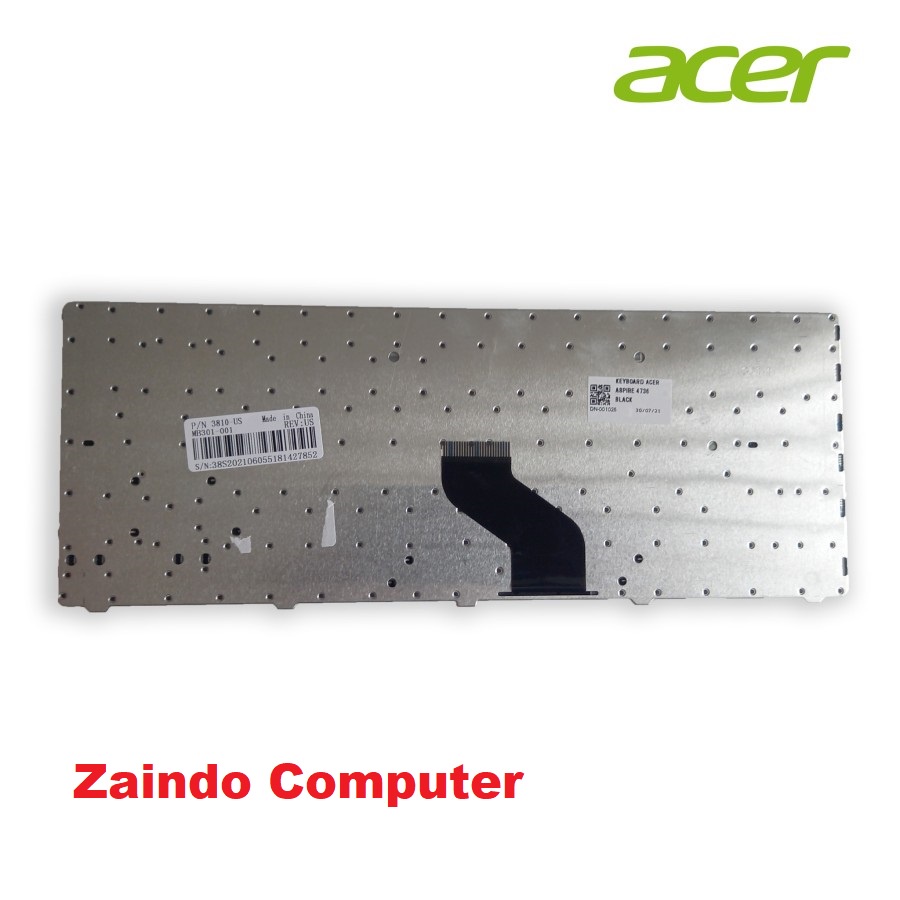 KEYBOARD LAPTOP ACER ASPIRE 4736 4738 4739 4741 4750 4752 4349 4250 KODE 3810