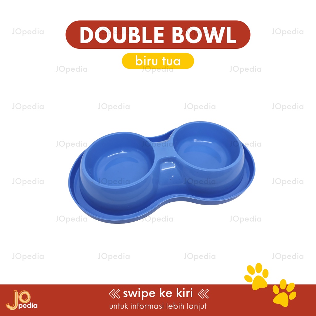 DOUBLE BOWL ANTI SEMUT Tempat Makan Kucing Anjing Mangkok Feeder