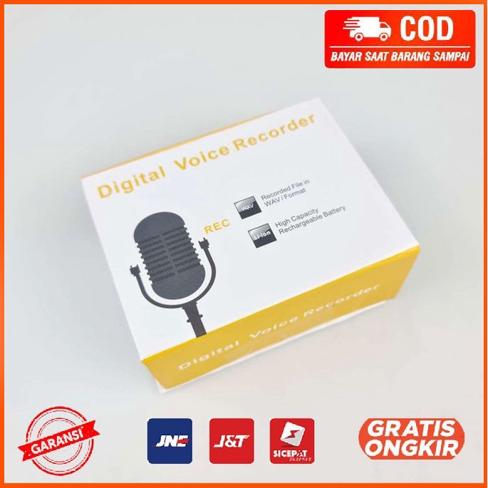 Perekam Suara Hyperbolic Digital Voice Recorder 8GB - GX-R01