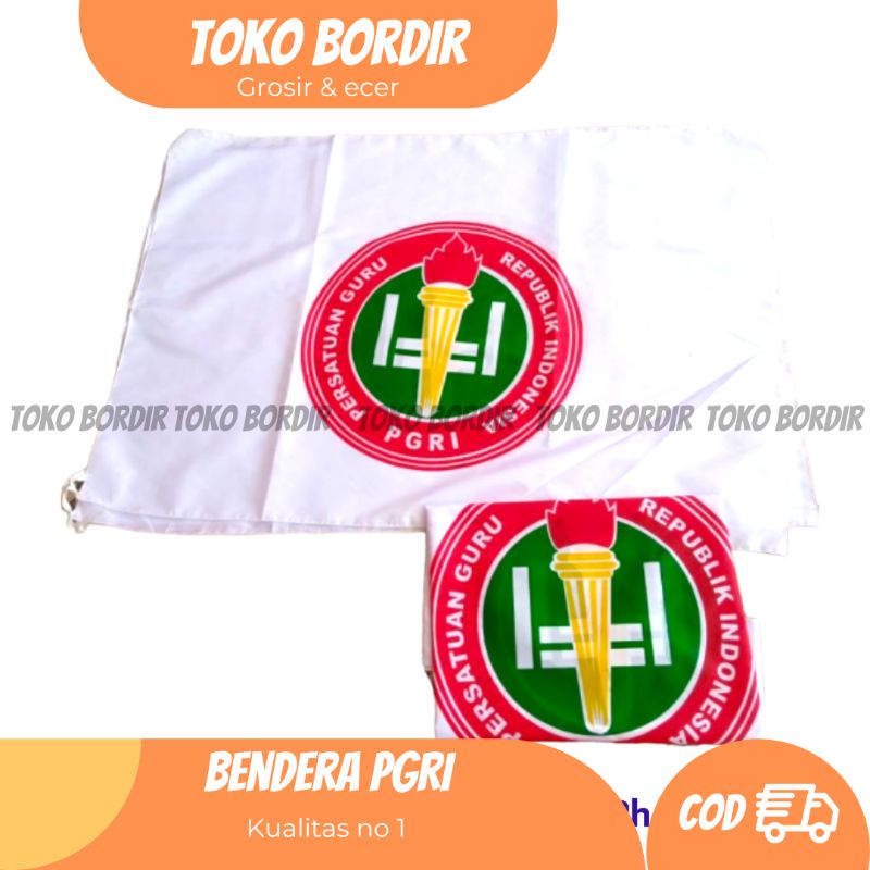 Jual Bendera PGRI / Bendera PGRI putih ( 80 x 120 ) | Shopee Indonesia