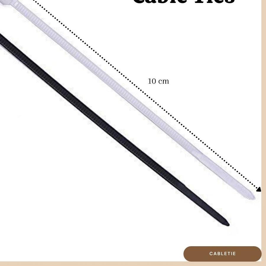 

10.10 FLASH SALE Cable Ties / Kabel Tie / Pengikat Bungkus Makanan 10 Cm / NCTP100/NCTH100
