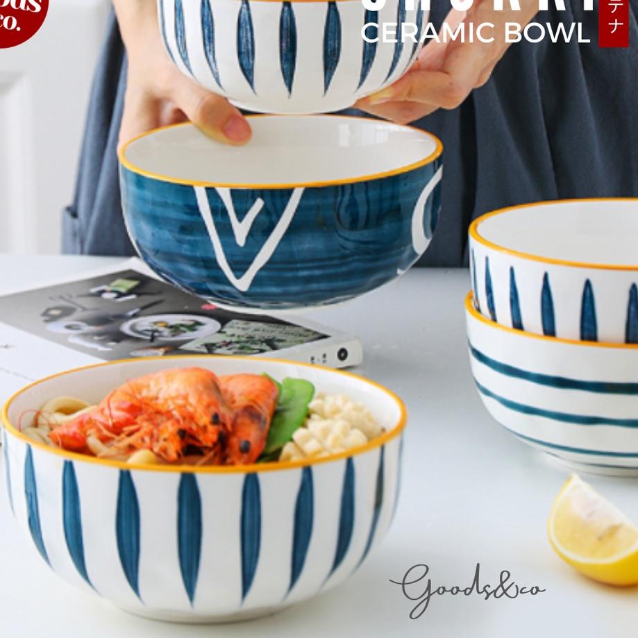 Viral Mangkok Keramik Mangkok Saji Keramik Wadah Saji mangkok Ceramic Jepang