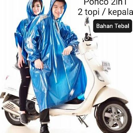 Ponco 2in1Elmondo Funtustic - Jas Hujan 2 Kepala - Jas Hujan 2in1 - ja