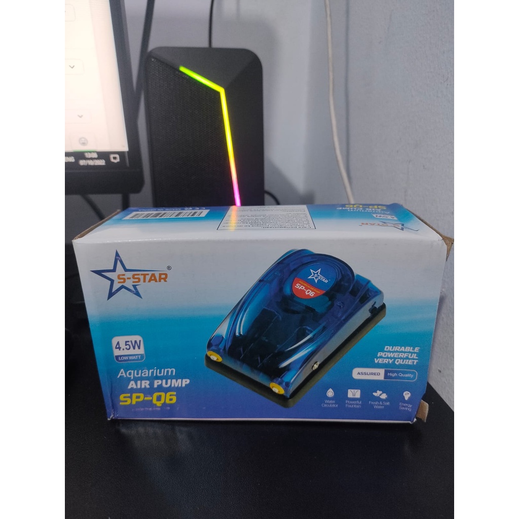 AERATOR SEA STAR SP-Q6 / AERATOR SEASTAR 2 LUBANG / AIRPUMP SEA STAR