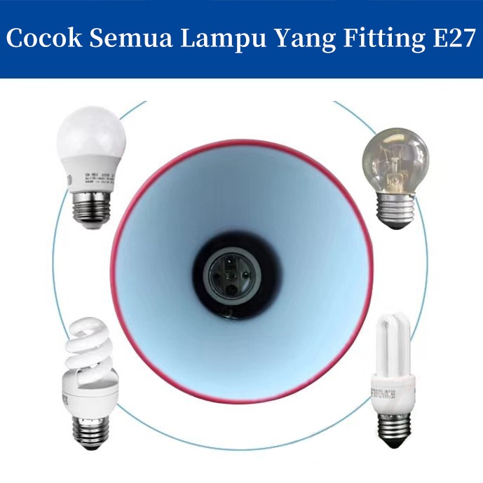 【COD+Pengiriman Cepat】YUN Mall Lampu Meja Belajar Jepit / Lampu Kerja / Meja / Lampu Reptil Fitting E27 Corong Besi  LB-108 Lampu Meja Belajar Jepit Leher Fluexible  Lampu meja klip metal