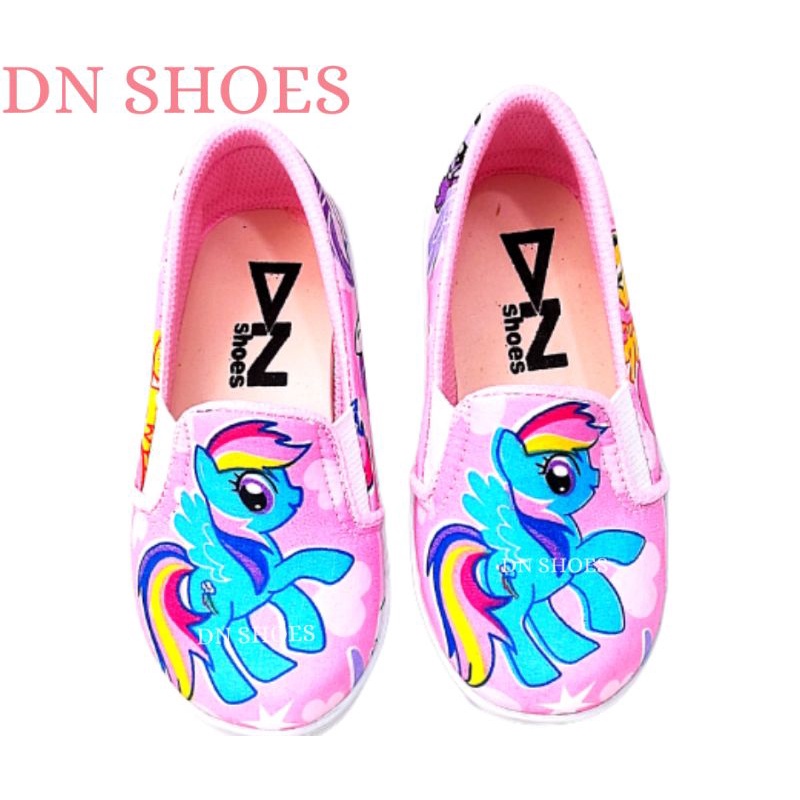Sepatu Anak Perempuan lucu Karakter Kudaponi Pink New Murah