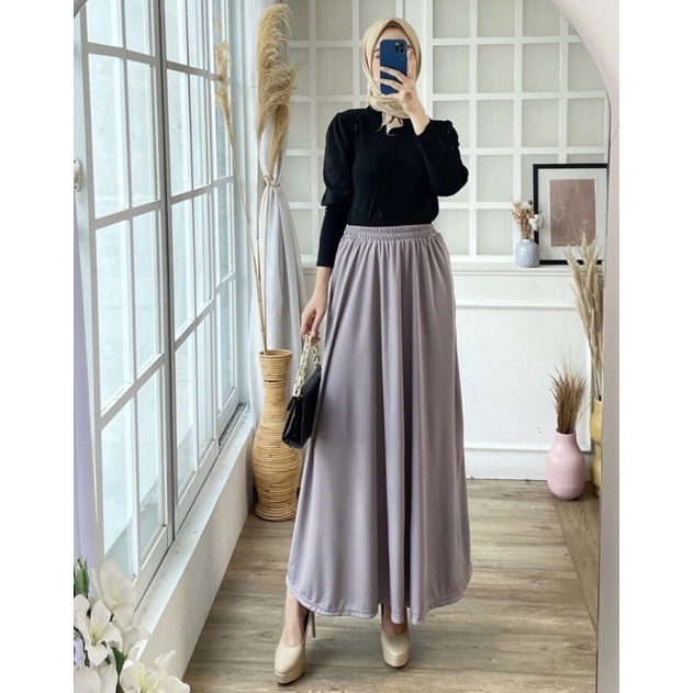 ROK POLOS MAYUNG PREMIUM / BASIC SKIRT / ROK MUSLIMAH PANJANG MURAH KERJA NGANTOR KULIAH CASUAL OOTD