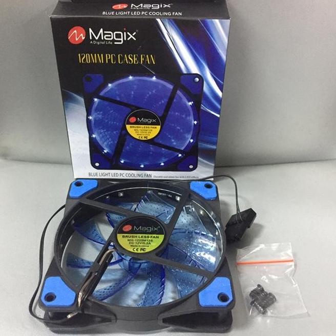 EXTRA FAN 12cm / FAN CASING LED 12cm MAGIX - Merah