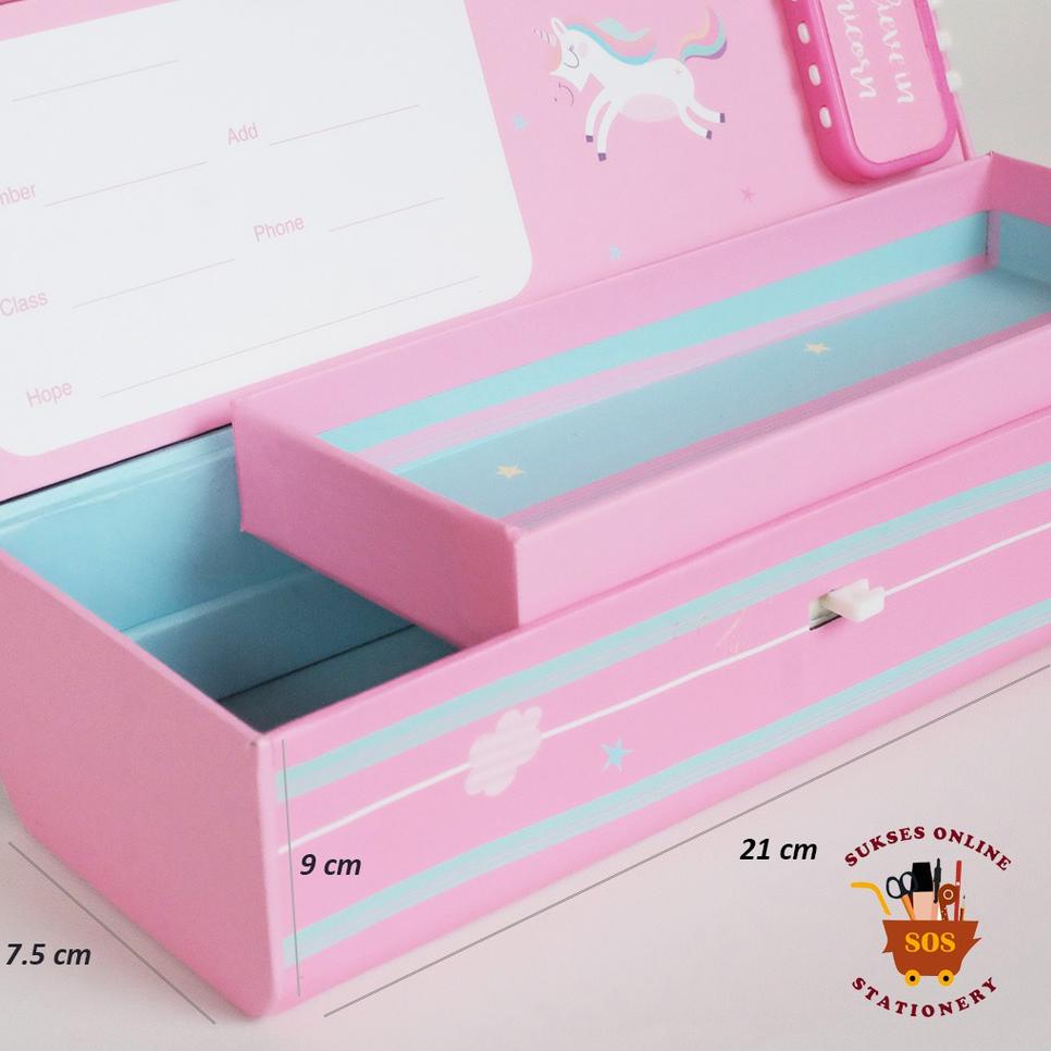 

(ccdp -902) SOS Kotak Pensil Karton D-3051/3053 / Tempat Pensil / Pencil Case 297YBES