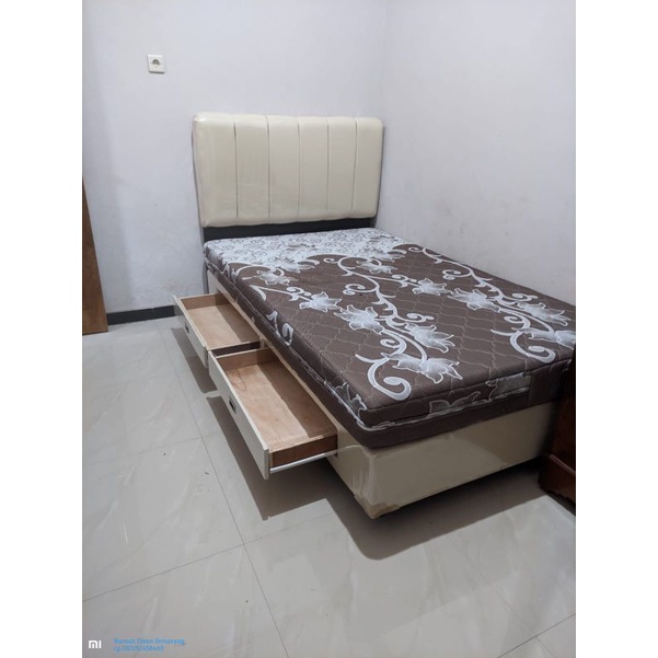 Dipan Divan tempat tidur minimalis Dipan kasur spring bed laci