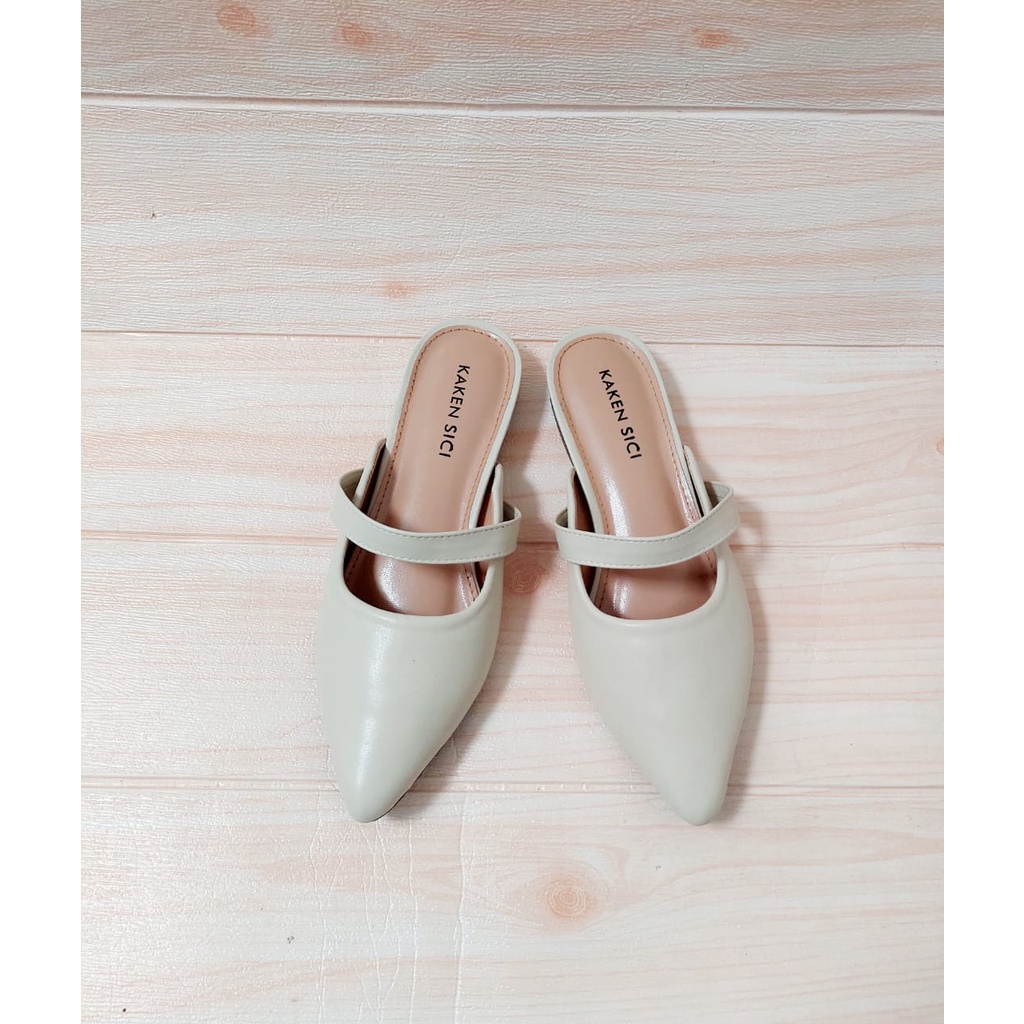 TERBARU KAKEN SICI - slowly sandal mules hak 2 cm