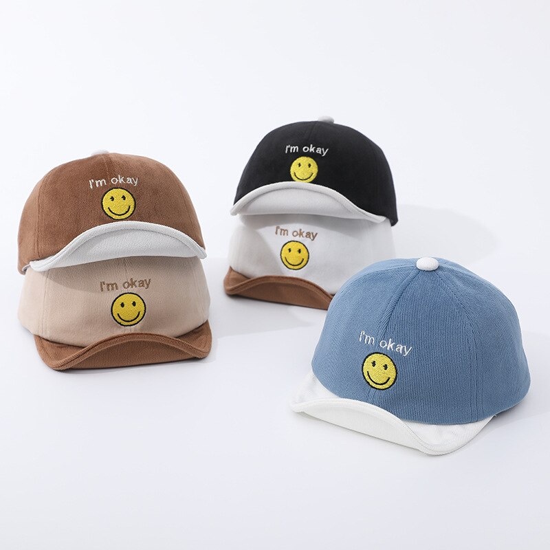 COD- Topi anak laki laki impor premium korea usia 1-3 tahun / topi keren anak laki laki Motif IMOKAY Premium