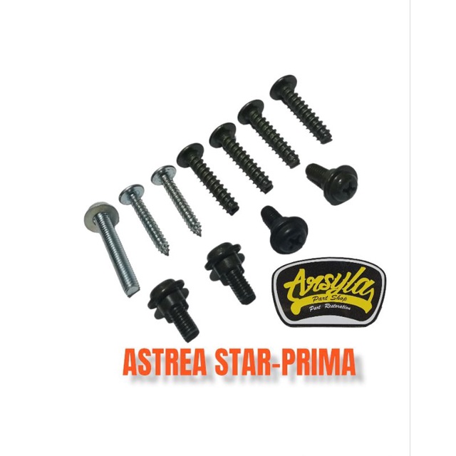 baut baud batok lampu depan set Honda Astrea prima star