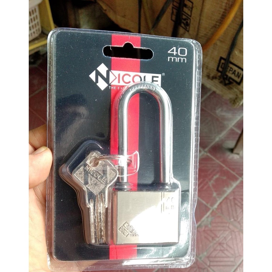 Kunci Gembok pintu pagar padlock/ Gembok short 50mm/Gembok Long 40mm