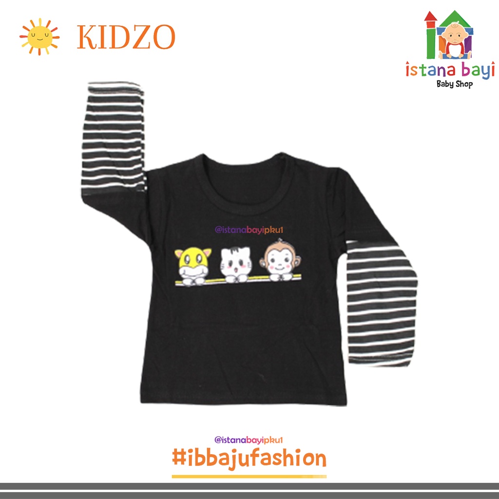 Kidzo Tshirt Unisex Anak import - Baju Anak Murah