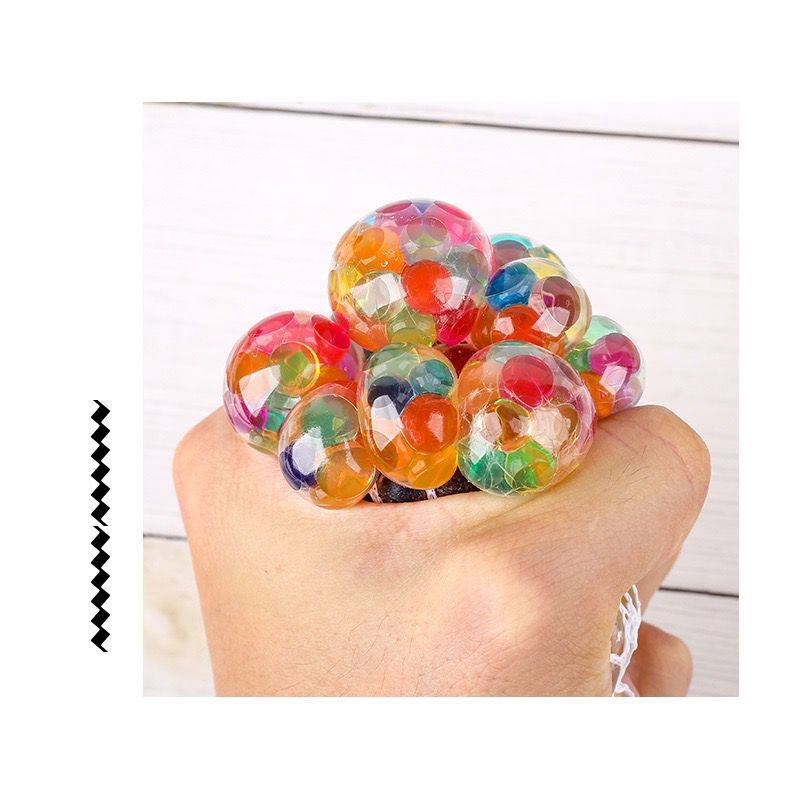 Mesh Squishy Jelly / Rainbow Ball / Stress Ball