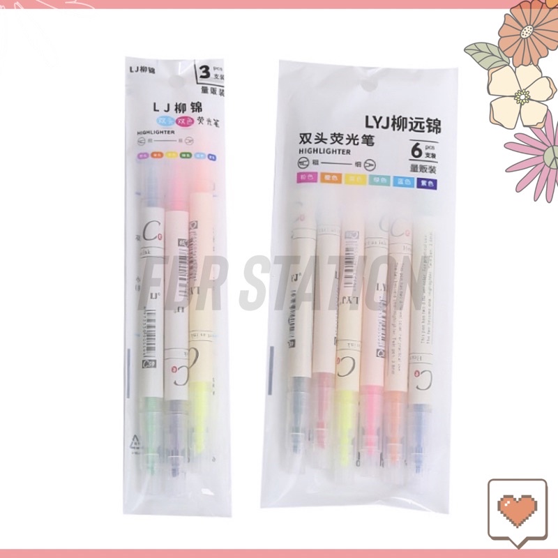 

1 Set Highlighter Pen / Stabillo / Bolpoin Highlighter
